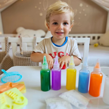 Varázslatos vízi manók CSILLÁMOKKAL | Tengeri világ | 8 és 16 szín | 3+ éves gyermekeknek