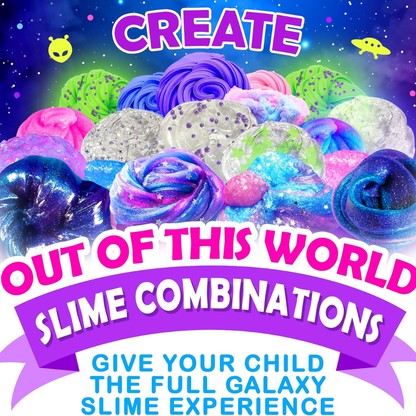 Galaxy Slime Kit | Készítsd el saját nyálkás galaxisodat | 4+ éveseknek