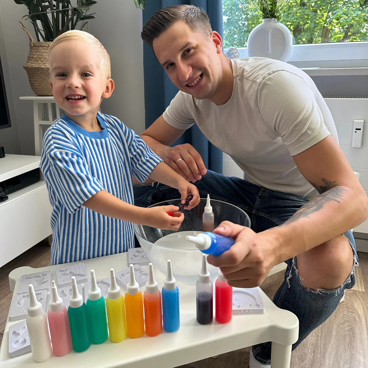 Varázslatos vízi manók CSILLÁMOKKAL | Tengeri világ | 8 és 16 szín | 3+ éves gyermekeknek