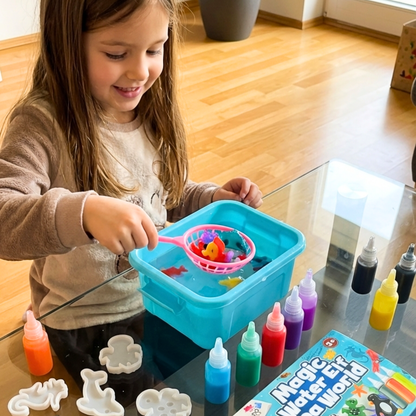 Varázslatos vízi manók CSILLÁMOKKAL | Tengeri világ | 4, 8 és 16 szín | 3+ éves gyermekeknek