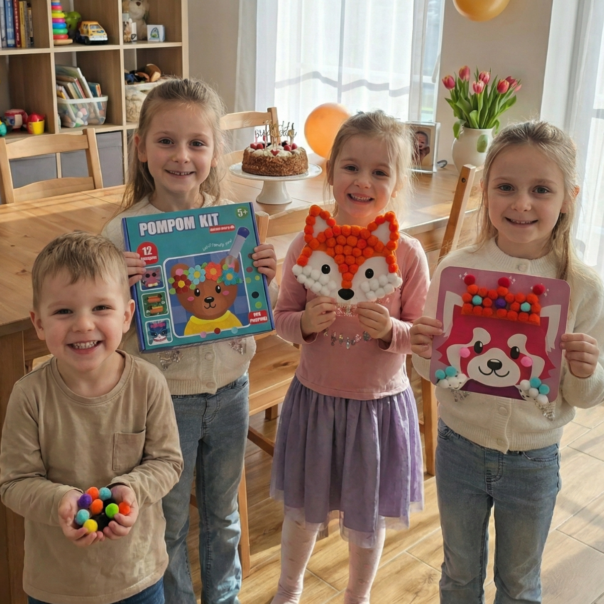 TOPSELLER CSOMAG: Magic Water Squishies & Pom Pom Kit
