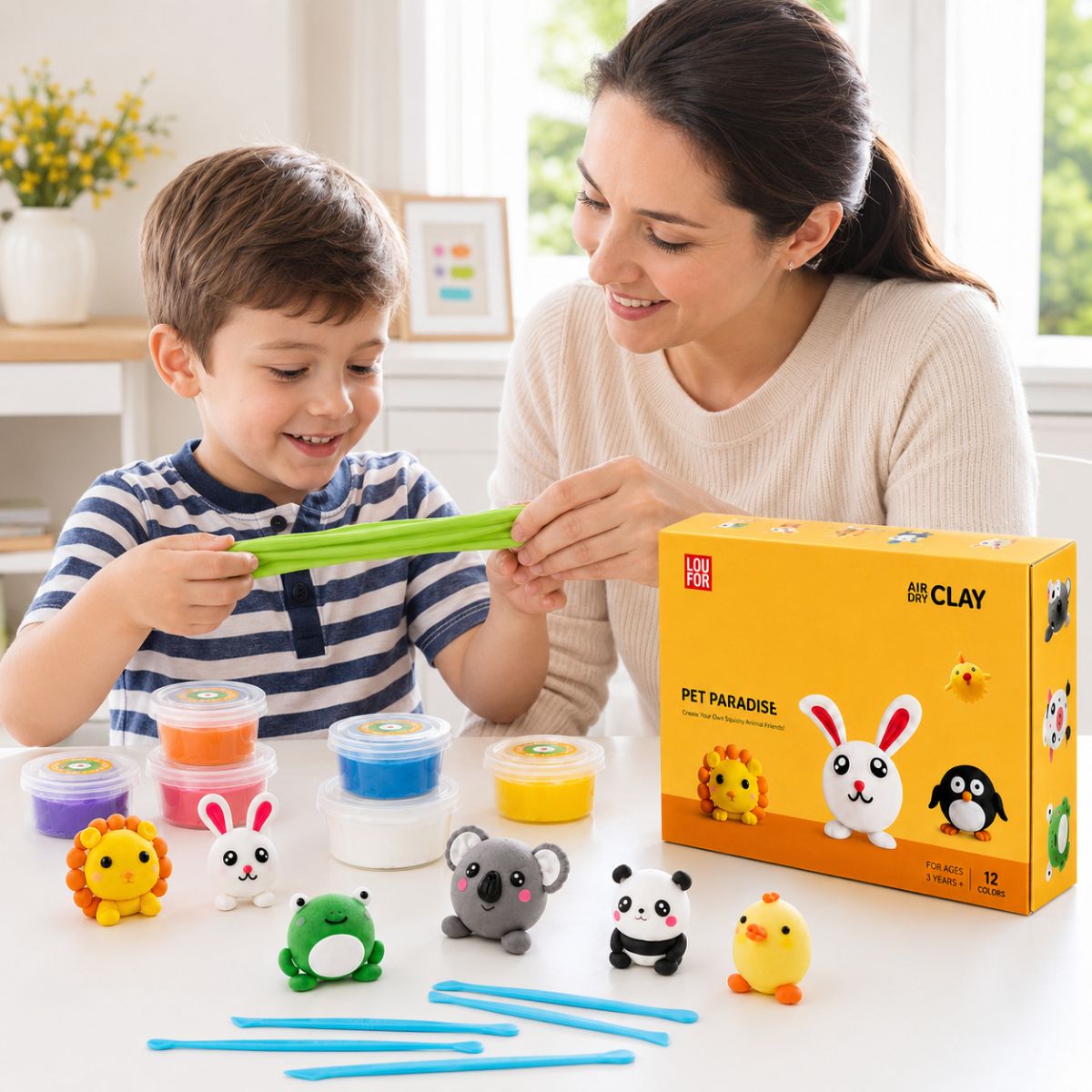 64 részes DIY Squishy Clay készlet (4+ év)