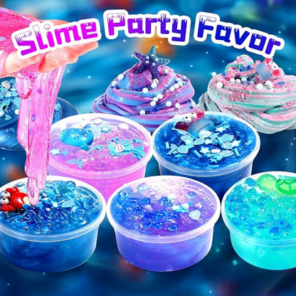 Ocean Mermaids Slime Kit | Készítsd el a saját nyálkás tenger világodat | 4+ éveseknek