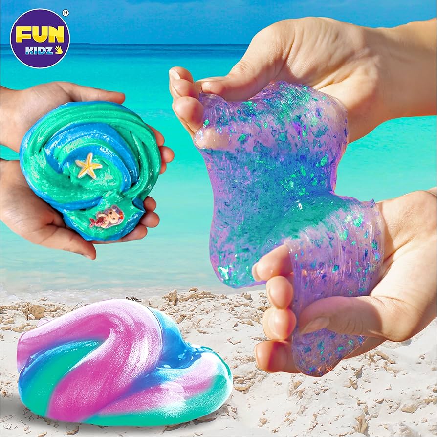 Mermaid Ocean Slime – készíts csillogó tengeri slime-ot sellőkkel! (4+ év)