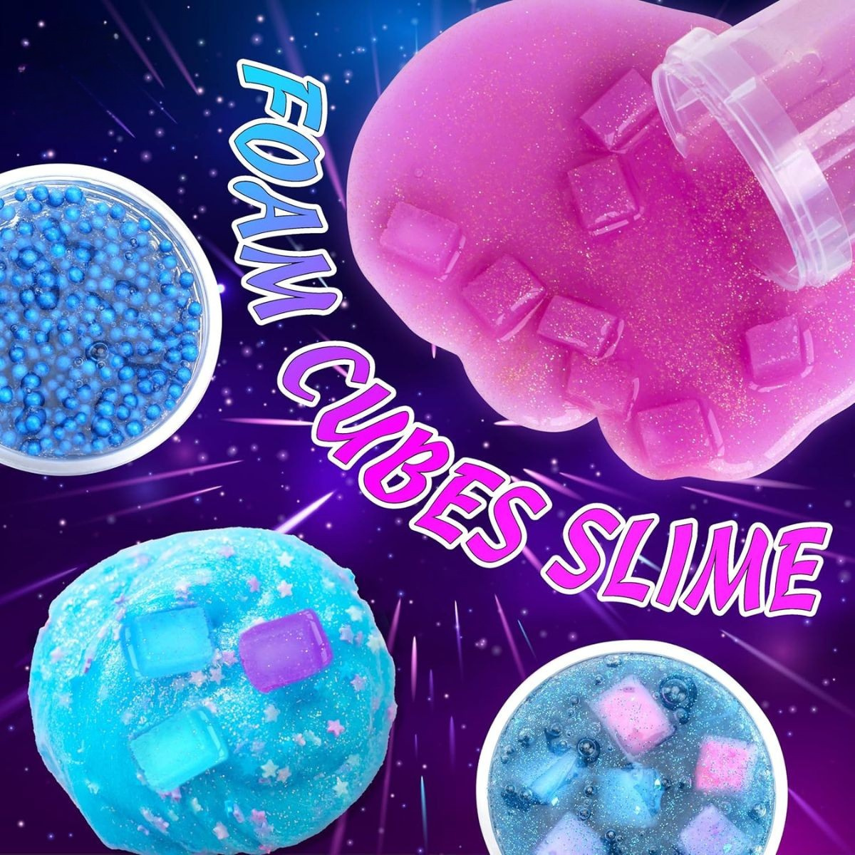 Galaxy Slime Kit | Készítsd el saját nyálkás galaxisodat | 4+ éveseknek