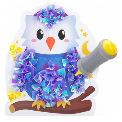 Tufting Kit | Szenzoros kreatív játék színes lapocskákkal | 4+ éves gyerekeknek