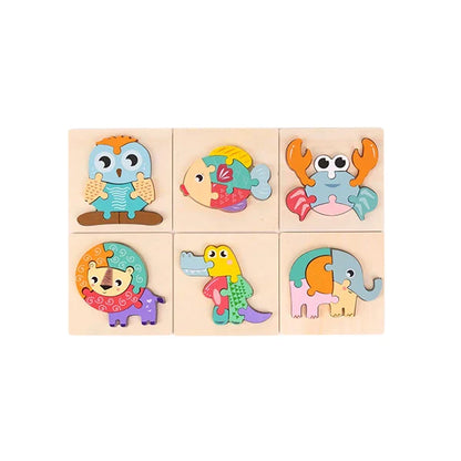 Montessori fa puzzle Szállítás