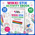 Wikki Stix: Nagy foglalkoztató e-könyv (30 oldal és 40 feladat)