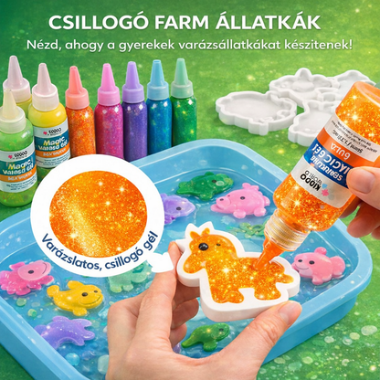 Varázslatos vízi manók, Háztáji állatok, 8 szín + 8 forma