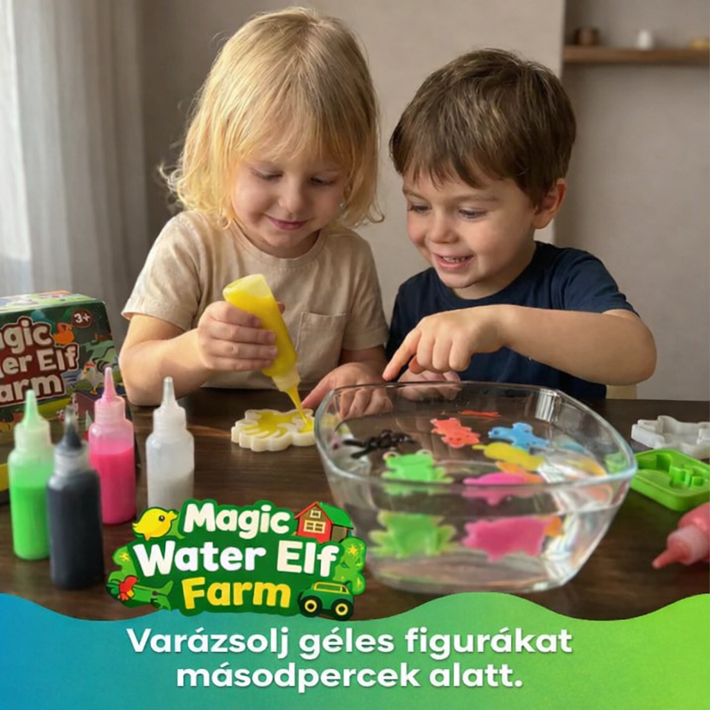 Varázslatos vízi manók, Háztáji állatok, 8 szín + 8 forma