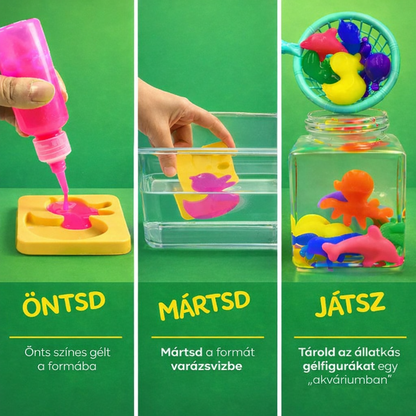 Varázslatos vízi manók, Háztáji állatok, 8 szín + 8 forma