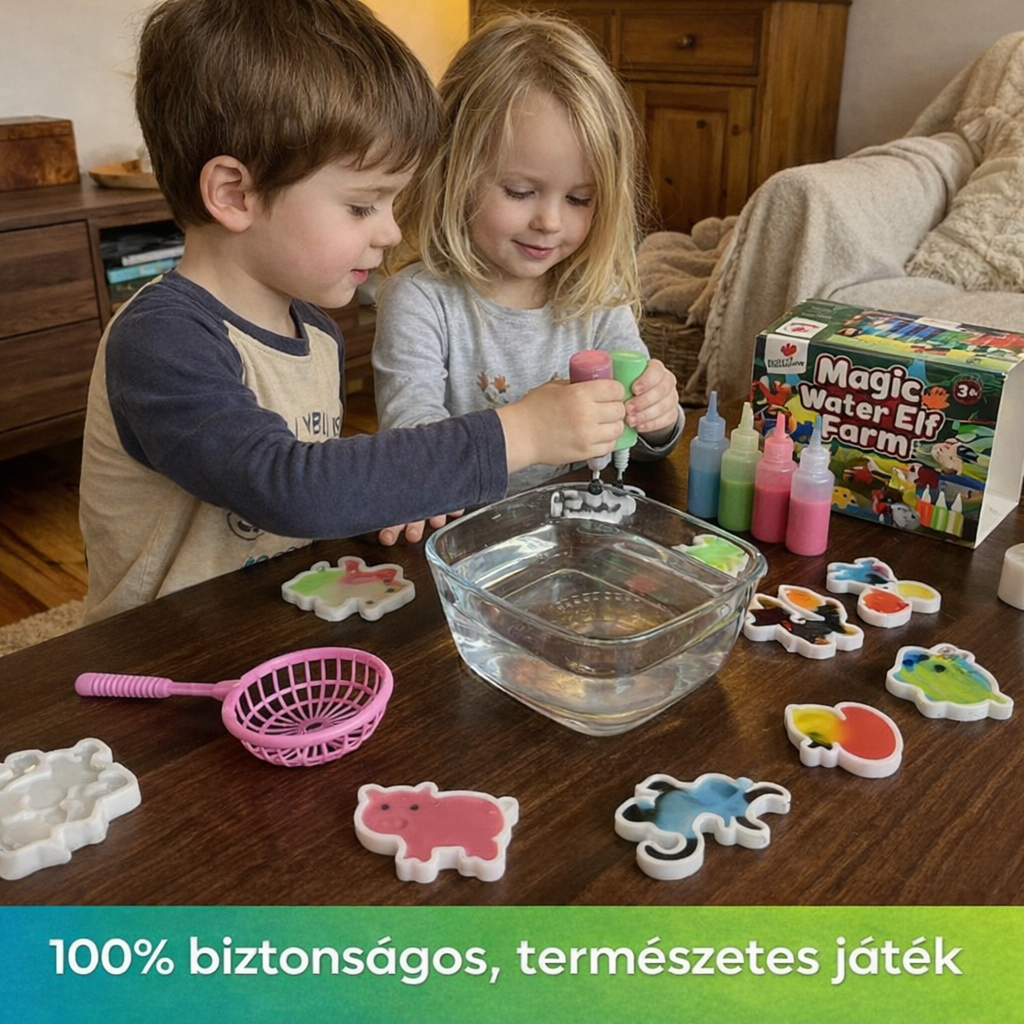 Varázslatos vízi manók, Háztáji állatok, 8 szín + 8 forma