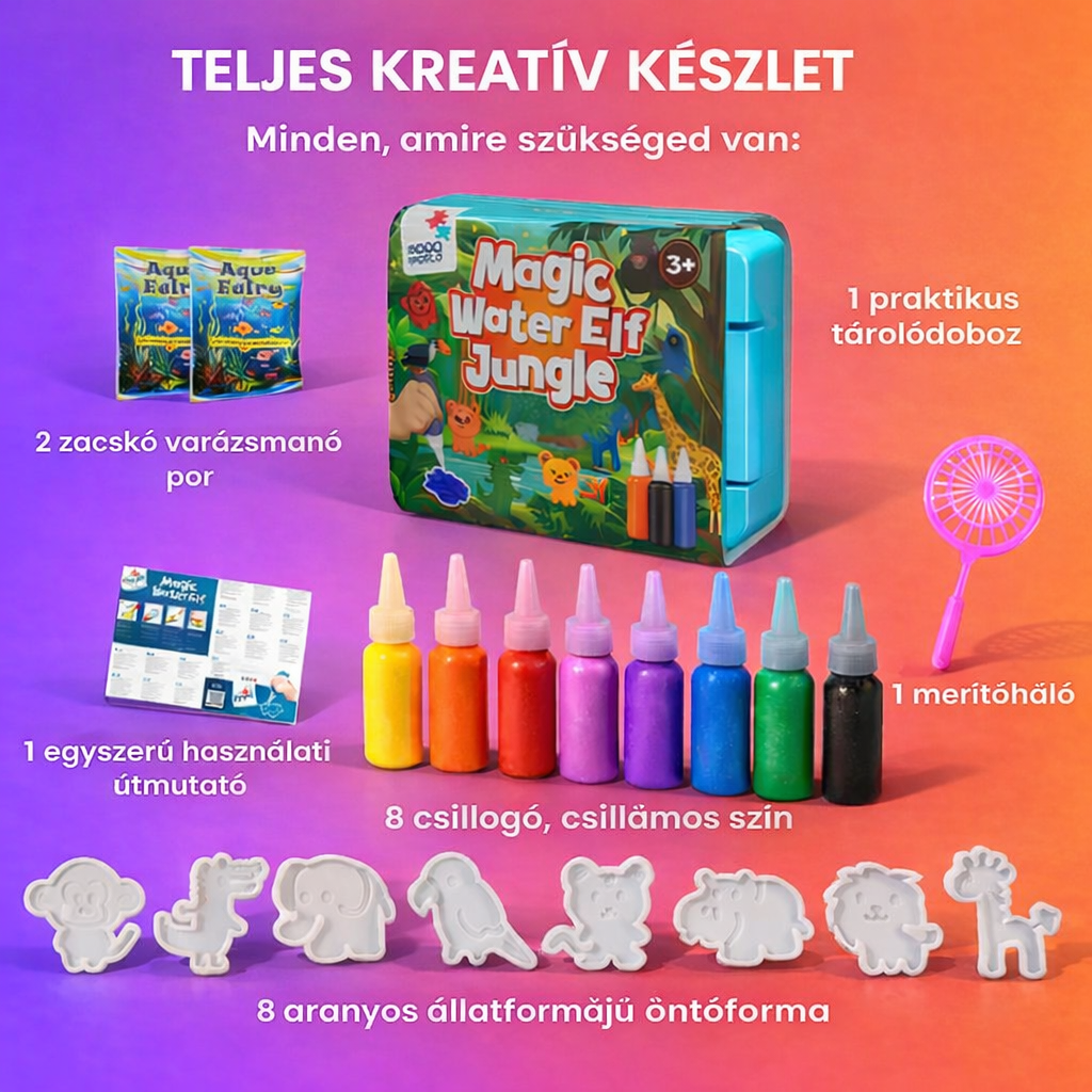 Varázslatos vízi állatkák – Dzsungel (3+ év)