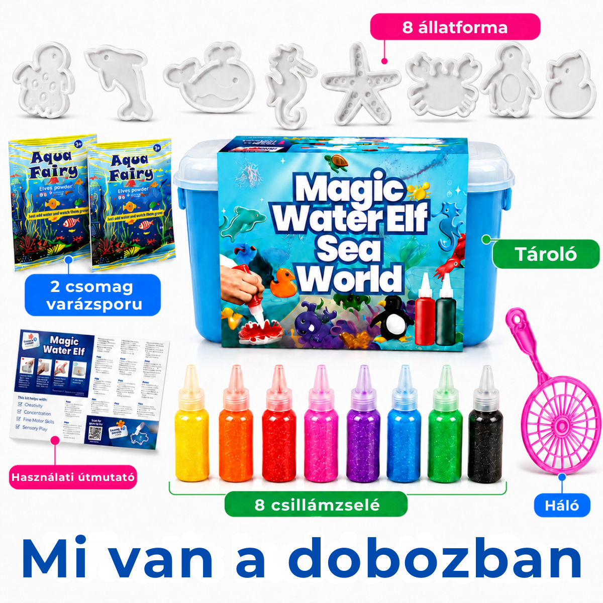 Varázslatos vízi állatkák – Óceán (3+ év)