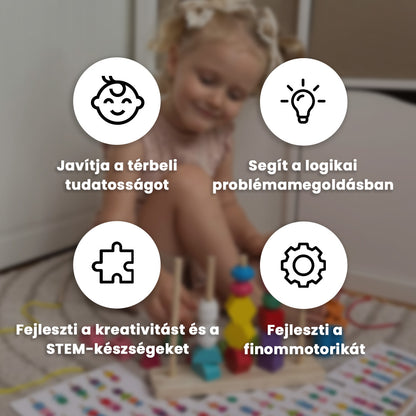 Montessori fagyöngy-játék