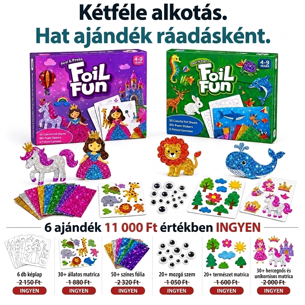 6 db képlap az alkotáshoz