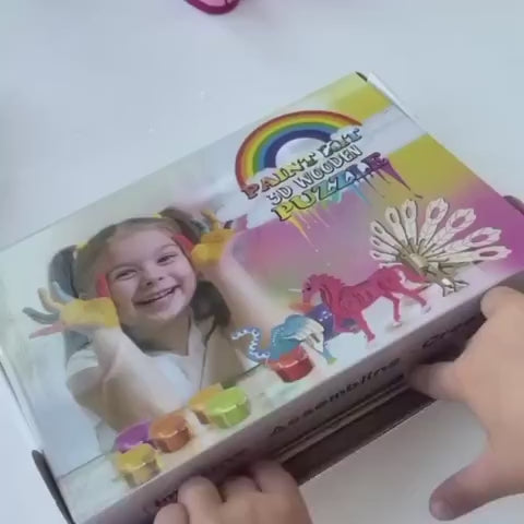 Montessori 3D Festő Puzzle