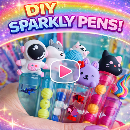 Diy varázslatos stúdió csillogó tollak készítéséhez