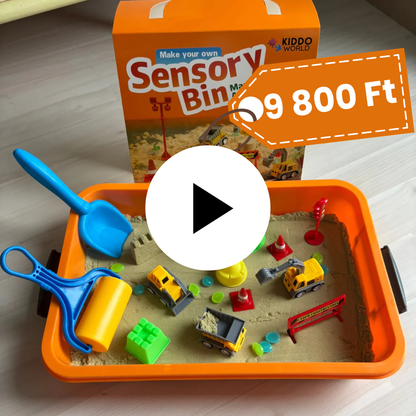 Szenzoros Építőkészlet | Rendetlenség nélküli játék