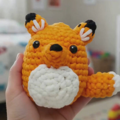 Kezdő horgolókészlet | Sofia a róka | 10 év felett ajánlott