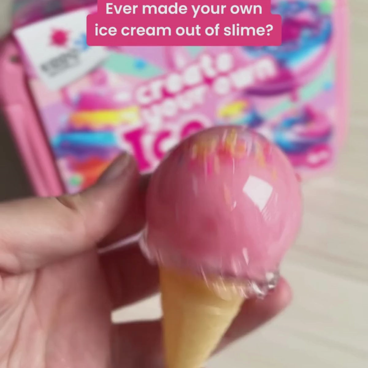 DIY Slime Squishies – Fagylalt (4+ éves kortól)