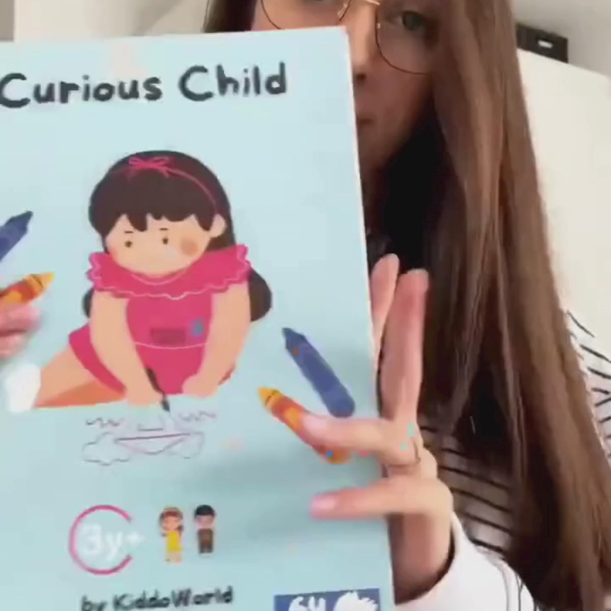 Curious Child | Letörölhető foglalkoztató füzet az írás és a logika fejlesztéséhez (64 oldal, 3+ év)
