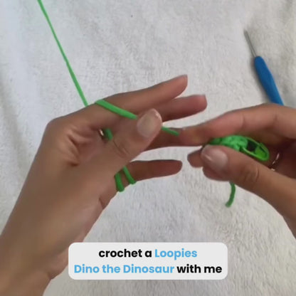 Kezdő horgolókészlet | Oscar a dinoszaurusz | 10 év felett ajánlott